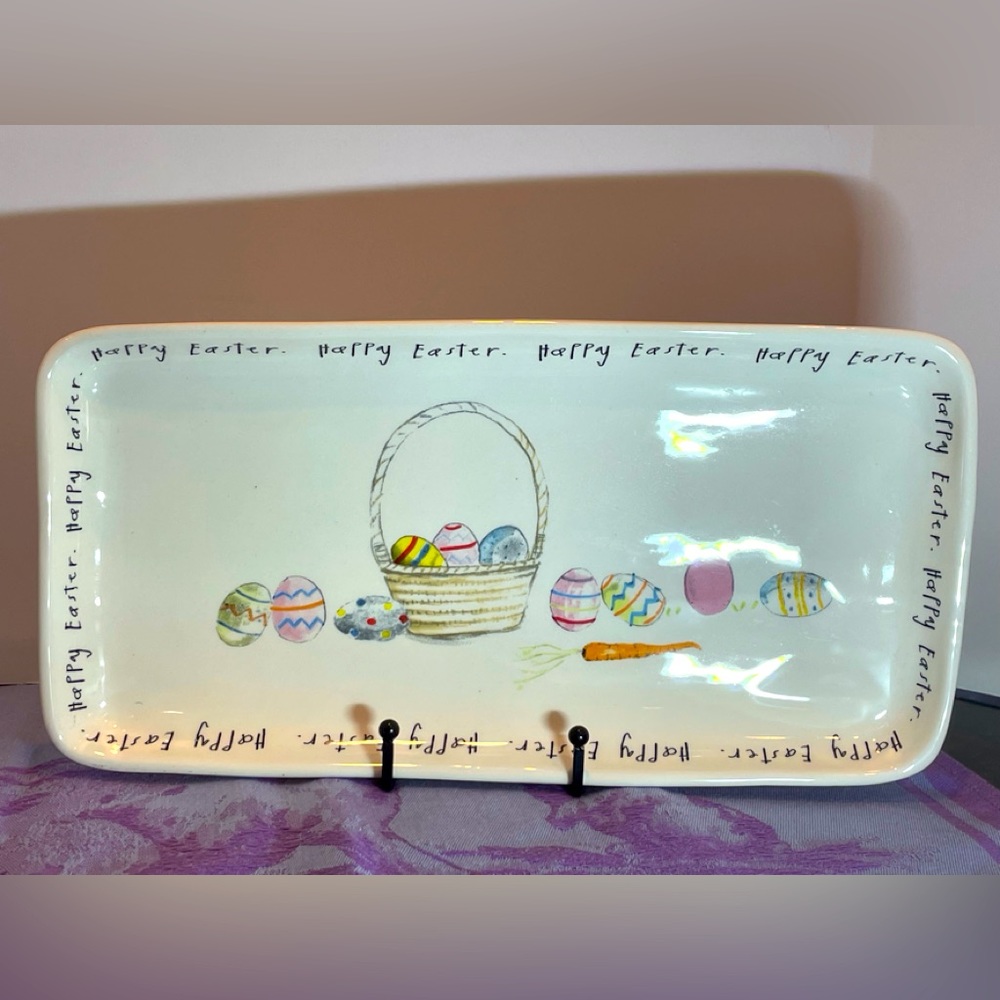 Ceramic Easter tray